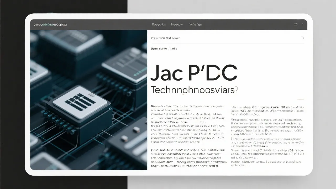Unveiling the Jac Pcd Technology