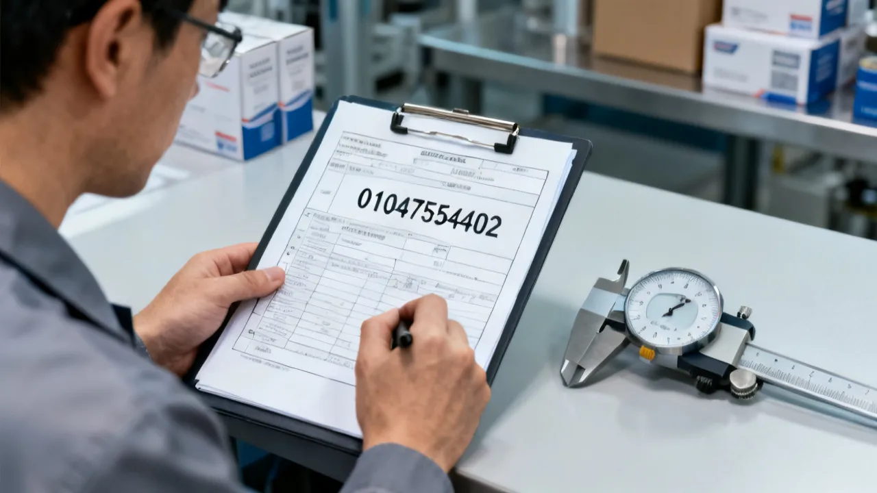 Understanding Code 01047554402 in Supplier Sourcing
